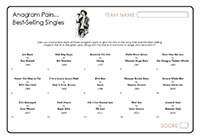 Anagram Pairs - Best-Selling Singles Anagram Pairs - Best-Selling Singles