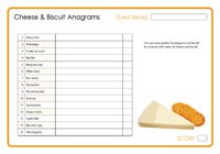 Cheese And Biscuit Anagrams