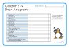 Children`s TV Show Anagrams 2