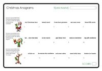 Christmas Anagrams 2