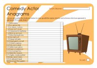 Comedy Actor Anagrams