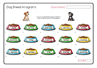 Dog Breed Anagrams 2 Dog Breed Anagrams 2