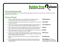 General Subjects 406 General Subjects 406