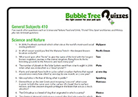 General Subjects 410
