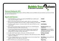 General Subjects 415