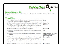 General Subjects 416 General Subjects 416