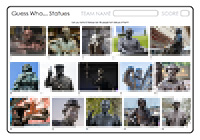 Guess Who - Statues 8 Guess Who - Statues 8