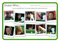 Guess Who - Snooker Players