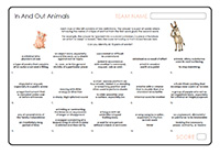In and Out Animals In and Out Animals
