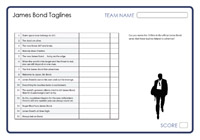 James Bond Taglines