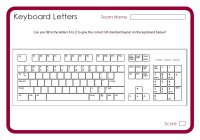 Keyboard Letters