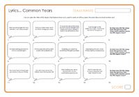 Lyrics - Common Years 2