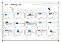 Lyrics - Opening Lines 2
