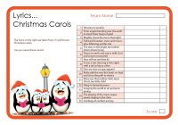 Lyrics - Christmas Carols