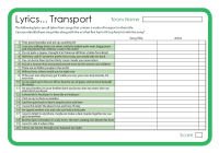 Lyrics - Transport