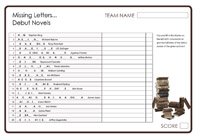 Missing Letters - Debut Novels