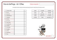 Movie Settings - US Cities