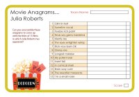 Movie Anagrams - Julia Roberts