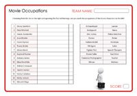 Movie Occupations