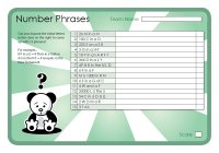 Number Phrases 3