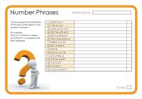 Number Phrases 6