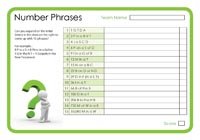 Number Phrases 8