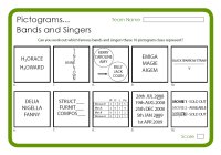 Dingbats - Bands and Singers