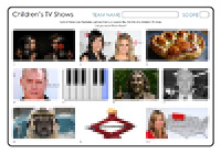 Picture Puzzles - Children's TV Shows Picture Puzzles - Children's TV Shows
