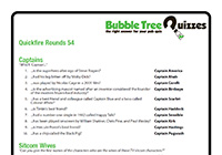 Quickfire Rounds 54