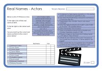 Real Names - Actors