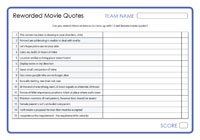 Reworded Movie Quotes