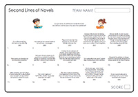 Second Lines of Novels