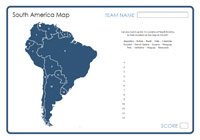 South America Map