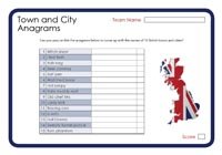 Town And City Anagrams