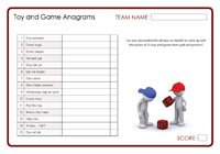 Toy and Game Anagrams