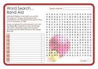 Word Search - Band Aid